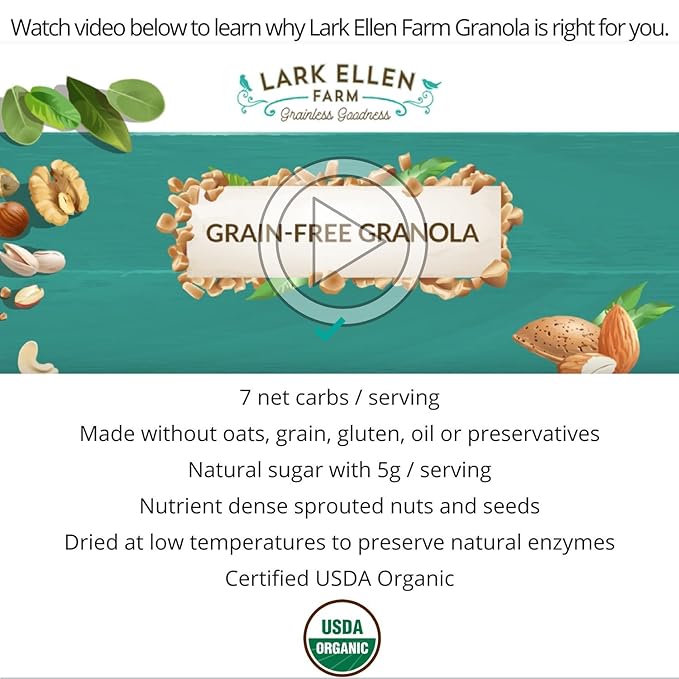 Lark Ellen Farm Grain Free Bites, Cacao Cherry, 8 Oz