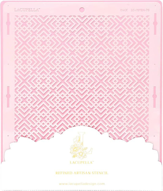 Cake Decorating Stencil for Tall Buttercream Cake, Royal Icing, Ganache, Paint, Airbrush (DAX)