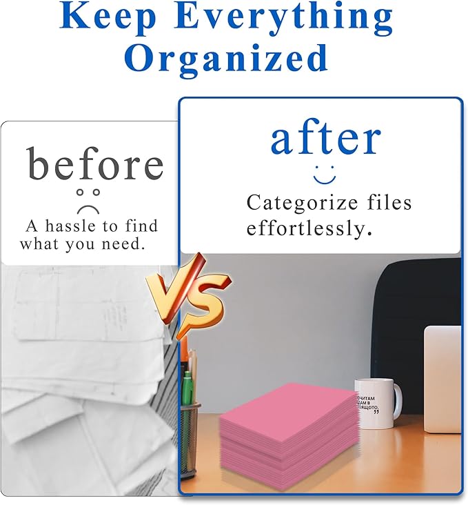 Zzrywuty File Folders with Pockets Letter Size，25-Pack Paper Folders with Card Slot，Two Pocket Folders for School Students，Businessmen，Home and Office Workers（Pink）