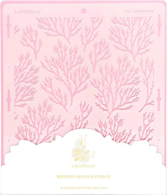 Cake Decorating Stencil for Tall Buttercream Cake, Royal Icing, Ganache, Paint, Airbrush (EDA)