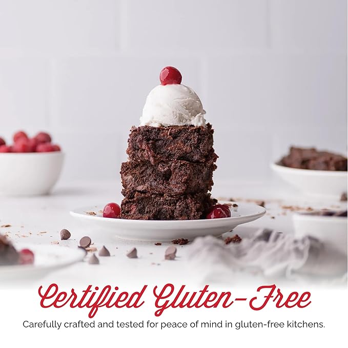 Otto's Naturals Grain-Free Classic Brownie Mix, 11.1 Oz., Top 9 Allergen-Free, Organic Cassava Flour, Gluten Free, Non-GMO, Vegan, Plant-Based