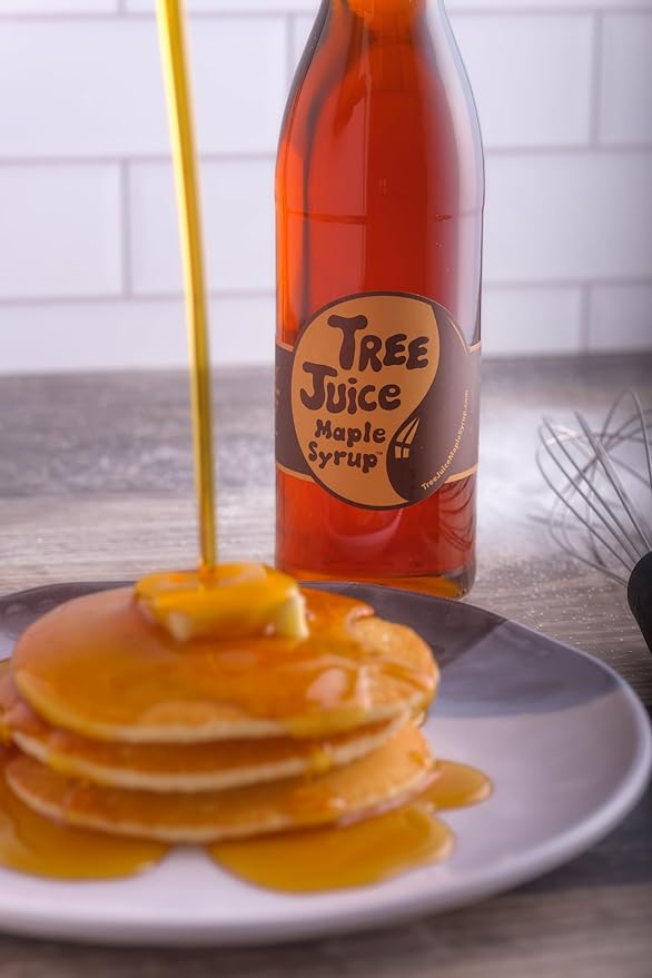 Tree Juice Gingerbread Maple Syrup | All Natural, Non GMO, Vegan, Gluten Free, Vegetarian, Paleo | 12 Ounce Bottle