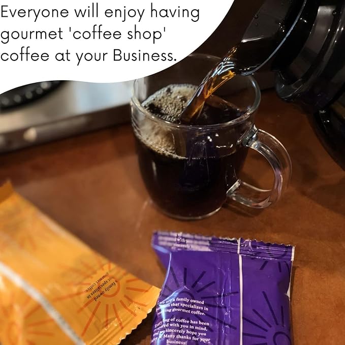 Sarasota Coffee Ground Packets | Low Acid Dark Roast Ground Coffee Packs | European French Roast | Mold Free Coffee Singles Packets | Ground Coffee Pouches | Individual Coffee Packets for 12 Cup Coffee Maker | 2 Ounce Bags, 36 Count