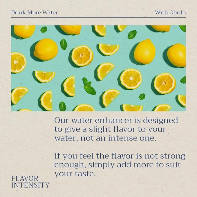 Obrilo Water Enhancer Liquid Flavoring Drops - ZERO Sugar/Calorie, Dye Free, Naturally Flavored Drink Syrup, 2.0 fl oz x 5 Bottles for Kids & Adults (Lime Refresh)