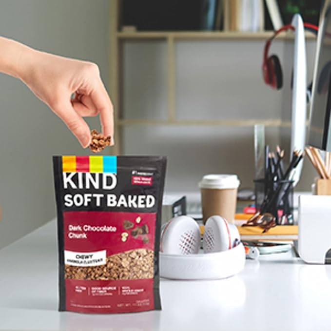 KIND Soft Baked Granola, Dark Chocolate Chunk, 11 oz bag (Pack of 2)