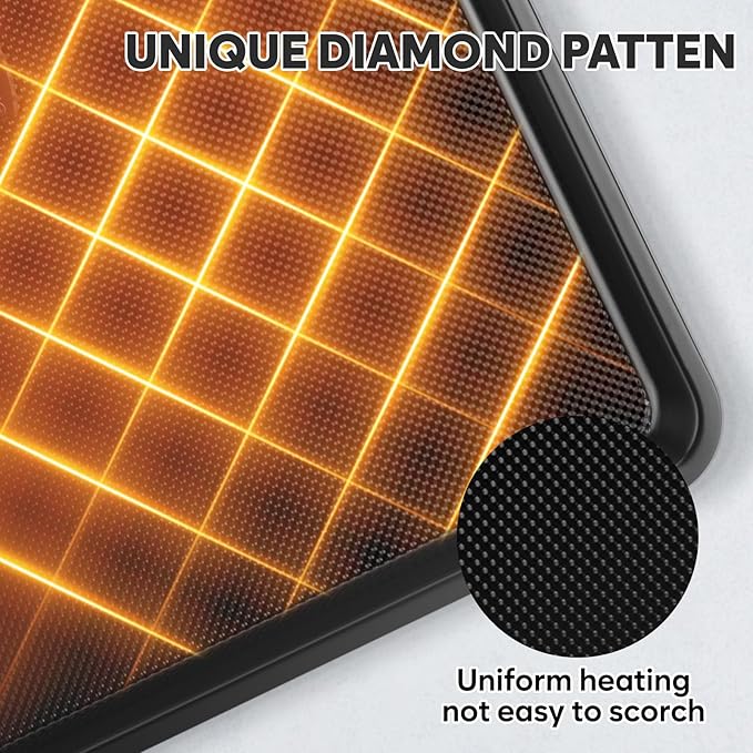 Cookie Sheet for Baking, Ceramic Quarter Baking Sheet Pan, Thicker Carbon Steel Baking Sheet Non Stick, 12.8 x 9 Inch Baking Tray for Oven