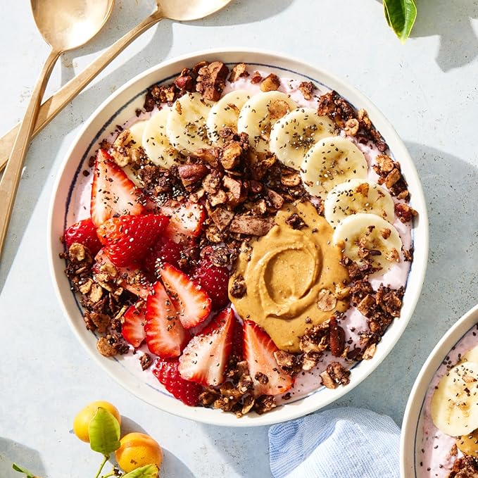 Struesli Cacao + Coffee Organic Granola, Grain & Gluten Free, Healthy Snacks with Cacao, Coffee, Tiger Nuts, Pecans, Walnuts, Hemp Hearts & Coconut Flakes, Plant Based, Keto & Paleo Friendly, 9 Oz