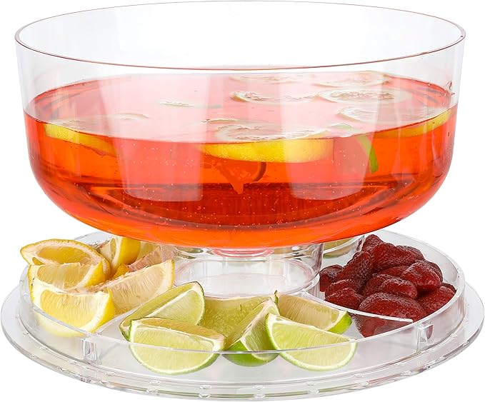Homeries Acrylic Cake Stand with Lid, Cake Plate, (6 in 1) Multi-Functional Serving Platter, Large Cake Stand with Dome, Cake display stand with lid & Cake Dome - Use as Cake Holder, Cake Cover
