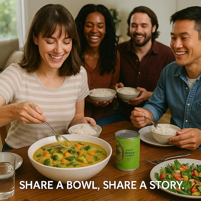 Islands Harvest Organic Green Curry Coconut Milk Pack of 12 - Vegan, Kosher, Halal, Non-Gmo, Usda Organic Green Curry - No Added Artificial Flavors, Colors & Preservatives
