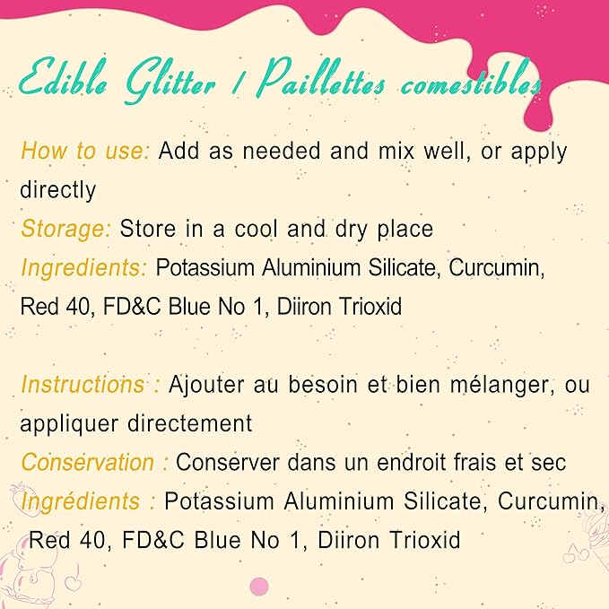 Edible Glitter - 1oz Luster Dust Edible Food Grade Glitter for Cocktail, Cake Decorating, Baking, Drinks - Shimmer Dust Powder, Metallic Food Coloring Powder for Icing, Fondant, Candy, Cookie (Purple)