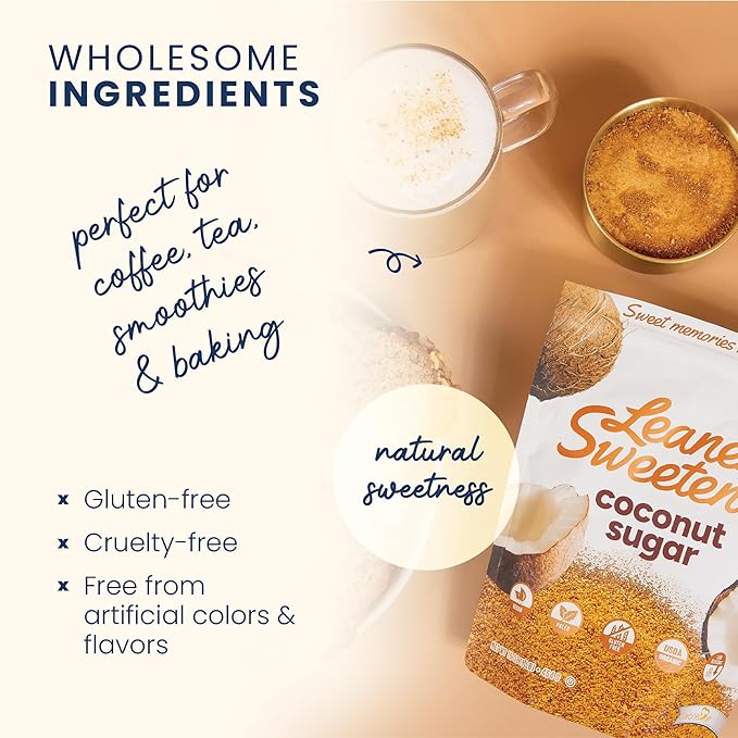 Leaner Creamer Non-Dairy Sugar Free Coffee Creamer Powder (Leaner Sweetener Pouch 16oz)