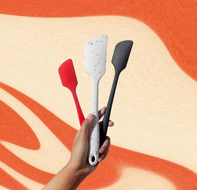 GIR: Get It Right Silicone Spatula for Cooking, Baking, Scraping, and Mixing - Non-Stick & Heat Resistant Kitchen Spatula - 11 Inch, Red - Silicone Cooking Utensils