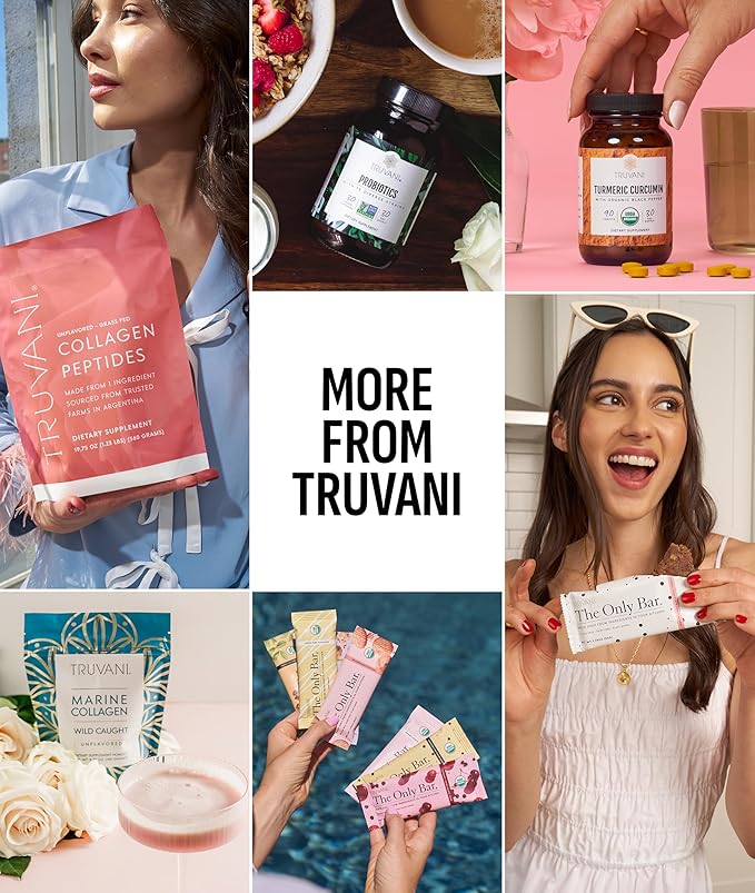 Truvani Vegan Pea Protein Powder | Vanilla | 20g Organic Plant Based Protein | 10 Servings | Keto | Gluten & Dairy Free | Low Carb | No Added Sugar