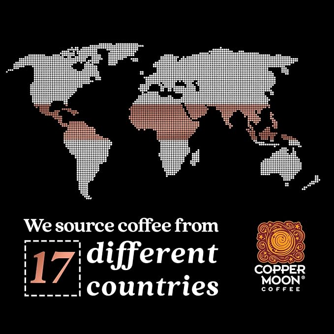 Copper Moon Single Serve Coffee Pods for Keurig K-Cup Brewers, Medium Roast, Super Mocha Blend, 72 Count