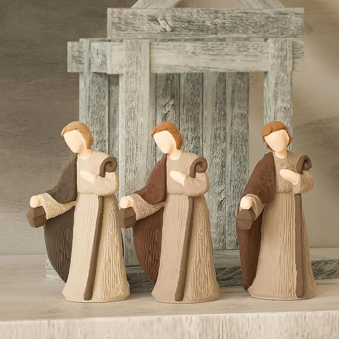 Nativity Scene Molds - Jesus, Maria, Angel & Nativity Designs - Resin Casting & Silicone Molds for Candle Making & Home Decor
