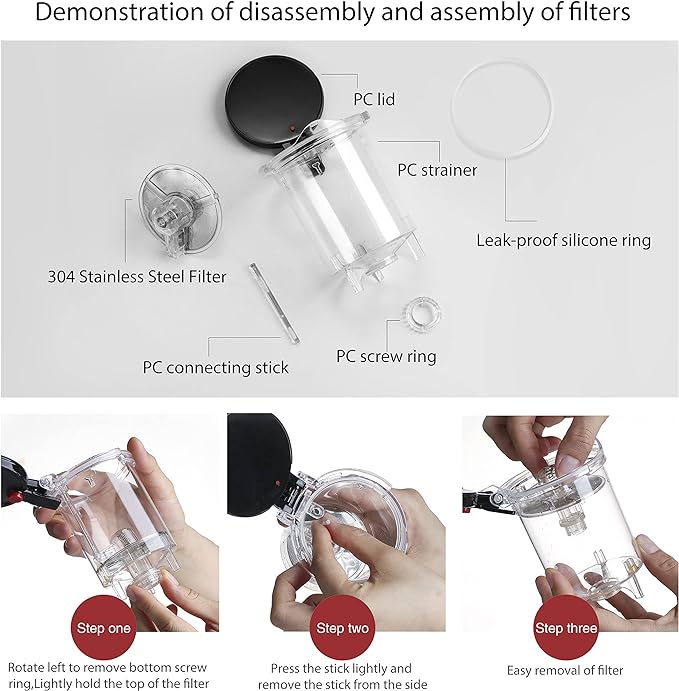 CNGLASS Glass Teapot with Removable Infuser,25oz Clear Tea Kettle with One Button Press to Filter the Tea Soup,Loose Leaf and Blooming Tea Maker