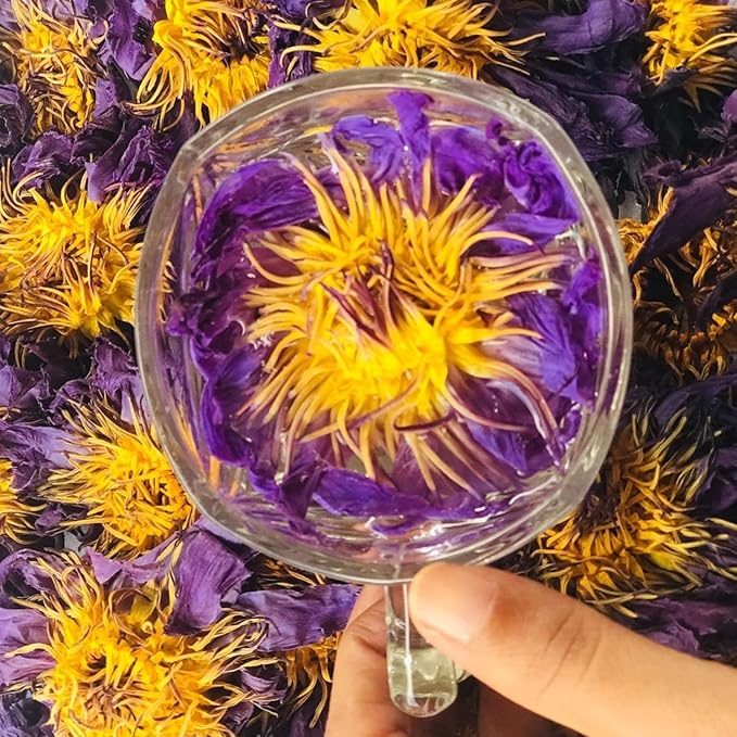Premium Whole Dried Flower Tea - Natural Loose Leaf Tea Non GMO Caffeine Free Sleepytime Herbal Tea – Excellent Source of Antioxidants - 30 grams