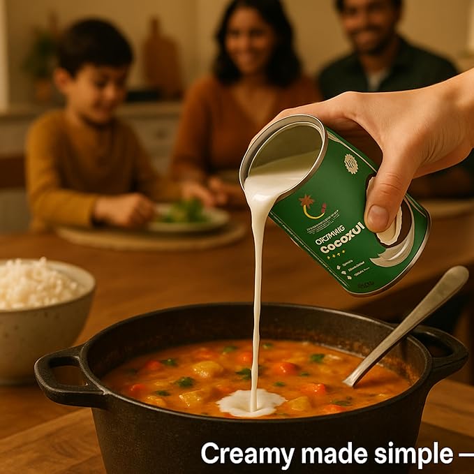 Islands Harvest Organic Coconut Milk (22% Fat) Pack of 6 - Vegan, Kosher, Halal, Non-GMO, USDA Organic - Rich & Sweetly Aromatic Coconut Flavor - No Added Artificial Flavors, Colors & Preservatives. Perfect for Curries, Soups, Sauces, Drinks & Desserts