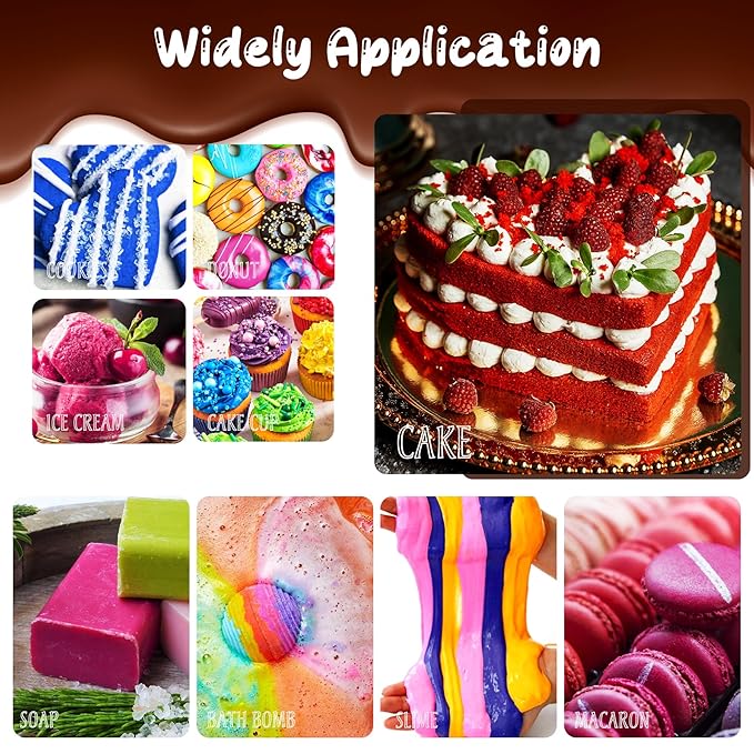 Food Coloring Gel - Vibrant Color Gel Food Coloring for Cake Decorating, Baking, Easter Egg, Icing - Tasteless Food Color Dye for Fondant, Cooking, Slime, Airbrush (Red velvet, 5.3oz)