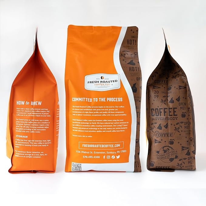 Fresh Roasted Coffee, Dark Nebula, 5 lb (80 oz), Medium Roast, Kosher, Whole Bean