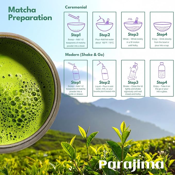 Organic Matcha Latte, Ceremonial Grade Matcha Powder, Silky Smooth Green Tea Matcha Latte Mix, Japanese JAS USDA Organic, Low Caffeine Vegan Gluten-Free No Additives and Great for Tea Latte & Smoothies with Lightly Sweetened Barista Crafted (1.06oz, 30...