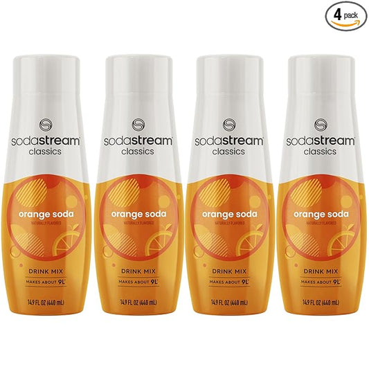 SodaStream Orange, 440ml 4-Pack