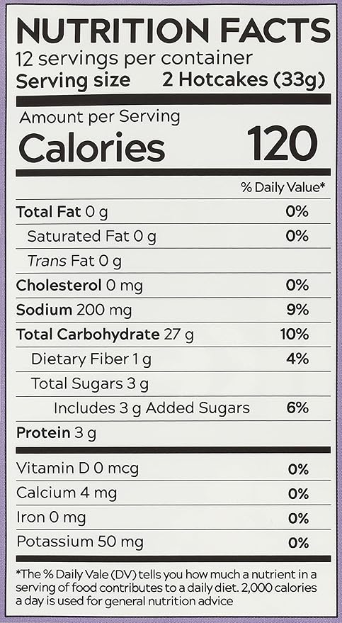 Gluten Free Rolled Hotcakes Crepe Mix by American Table, Made with American-Grown Ingredients & Pure Vanilla, French-Style, Non-GMO, Low Sugar, No Preservatives, Makes 72 Crepes (14 oz, Pack of 3)