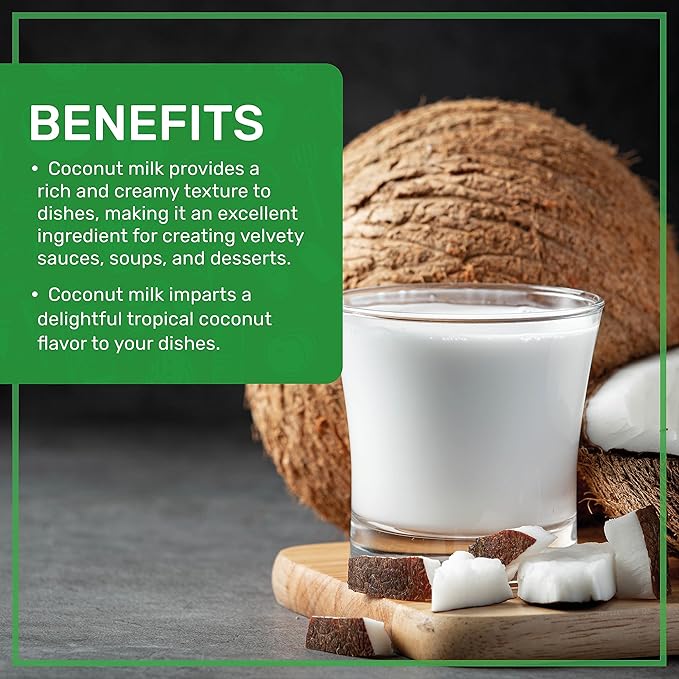 Organic Coconut Milk 13.5 Ounce (Pack of 12) - Unsweetened, Premium FULL 18% Fat, Vegan, Paleo, No Guar Gum, BPA Free, Keto Friendly by Jiva Organics