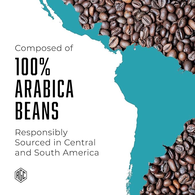 Real Good Coffee Company Medium Roast Ground Coffee - Ground Donut Coffee Flavor - Espresso & French Press Friendly - Crafted from 100% Arabica Beans - 32 Oz - Pack of 1