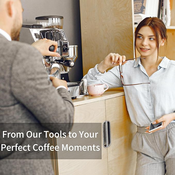 51mm Bottomless Portafilter for Delonghi Dedica EC680, EC685,SMEG and EUPA Coffee Machines, 3-Ear Design, Stainless Steel 51mm portafilter with Stainless Steel Double Shot Capacity Cup Filter Basket