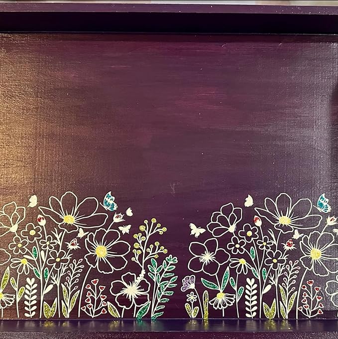 Flower Stencils for Painting Wildflower Stencils Reusable Floral Stencil for Crafts Wall Canvas Fabrics Furniture Card