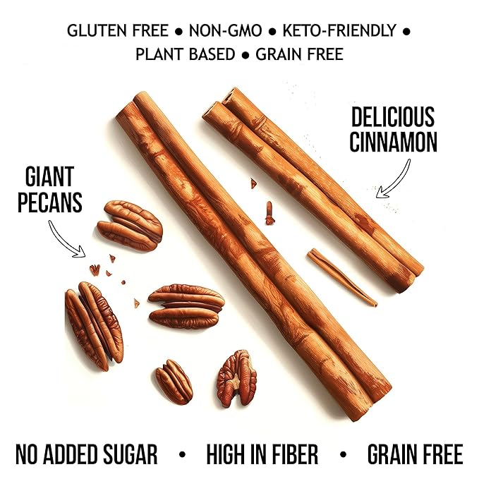 TGB Cinnamon Keto Granola | 1g Net Carb Cereal | Gluten Free Low Carb Nut Snack, 10 Ounces