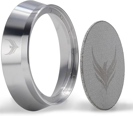 Stainless Steel 58mm Dosing Funnel and Espresso Puck Screen Set For 58 mm Portafilter