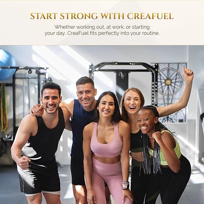 CreaFuel Creatine Collagen MCT Coconut Coffee Creamer Powder Sugar Free Keto and Paleo Friendly Supplement for Muscle Energy Brain Health Skin and Joint Support 30 Servings