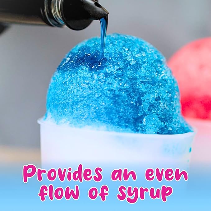 Hawaiian Shaved Ice Syrup Precise Control Bottle Pourers - Professional Pour Spouts for Snow Cone & Drink Flavors (10-Pack)