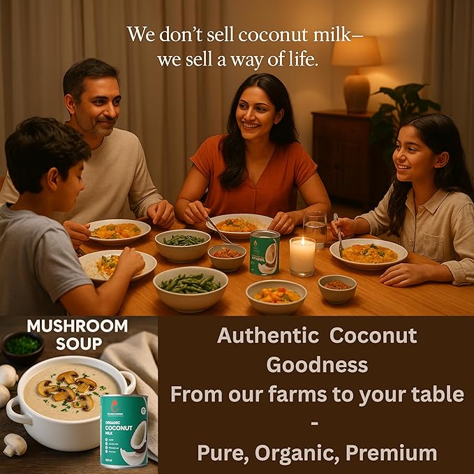 Islands Harvest Organic Coconut Milk (22% Fat) Pack of 6 - Vegan, Kosher, Halal, Non-GMO, USDA Organic - Rich & Sweetly Aromatic Coconut Flavor - No Added Artificial Flavors, Colors & Preservatives. Perfect for Curries, Soups, Sauces, Drinks & Desserts