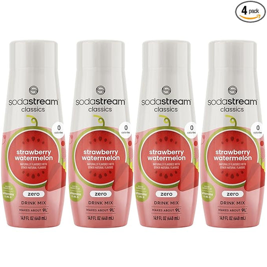 SodaStream SodaStream Zero Strawberry Watermelon Drink Mix, 14.8 fl. oz., Pack of 4, 14.8 oz