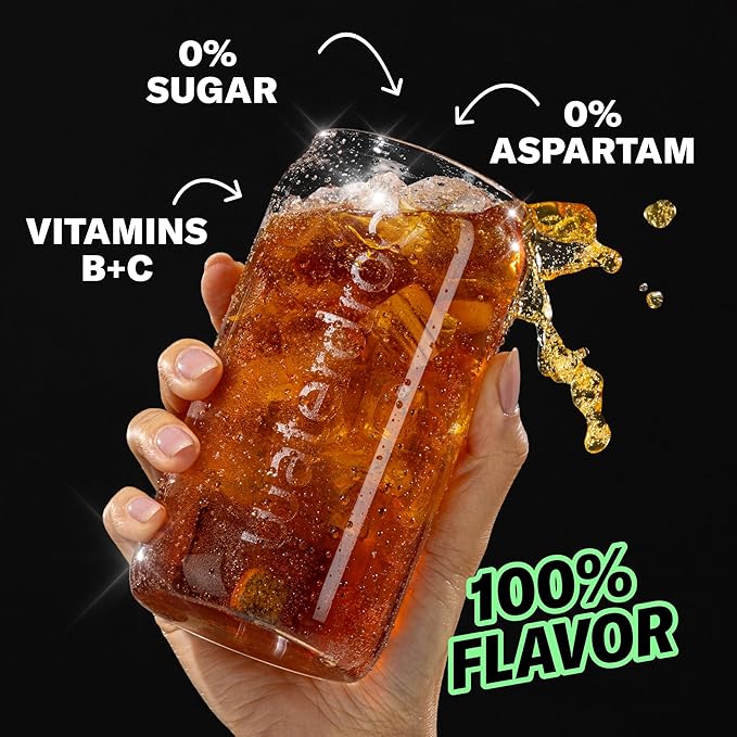 Waterdrop Hydration Cubes With Vitamin C, B Vitamins & Electrolytes, Cola Flavor Electrolyte Variety Pack, Flavored Water Enhancer Cubes for Still & Sparkling Water, Low Calorie, Sugar Free, 36 Count
