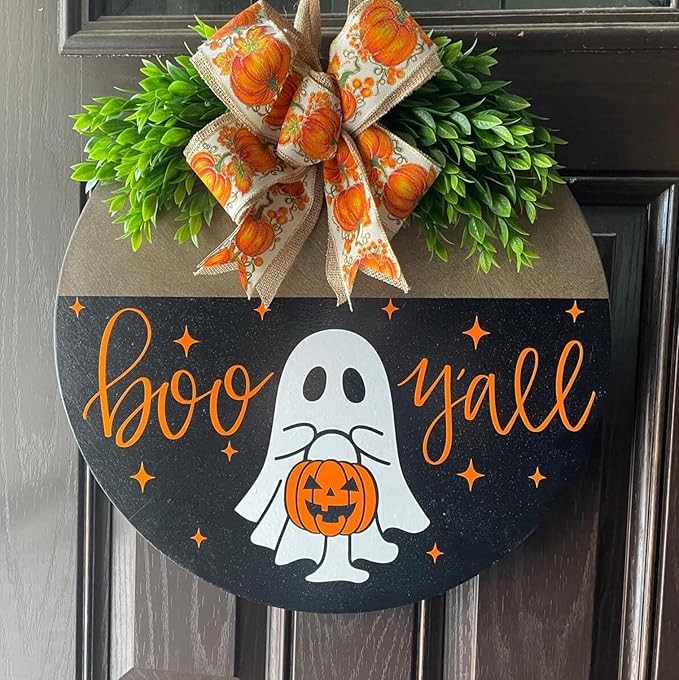 Halloween Stencils for Painting on Wood 14” Halloween Doormat Stencils Boo Hocus Pocus Drawing Templates for Wood Sign Doormats T-Shirt Porch Wreath Decor