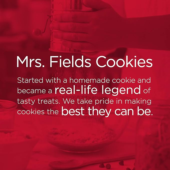 Mrs. Fields 30 Nibblers Bite-Sized Cookies Signature Tin - Assorted with 30 Nibblers Cookies in our 5 Classic Cookie Flavors