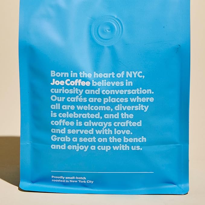 Joe Coffee Company - Big City Ground Specialty Coffee, 6 oz Bag | NYC Roaster, Rainforest Alliance Certified, Kosher, Climate-Friendly