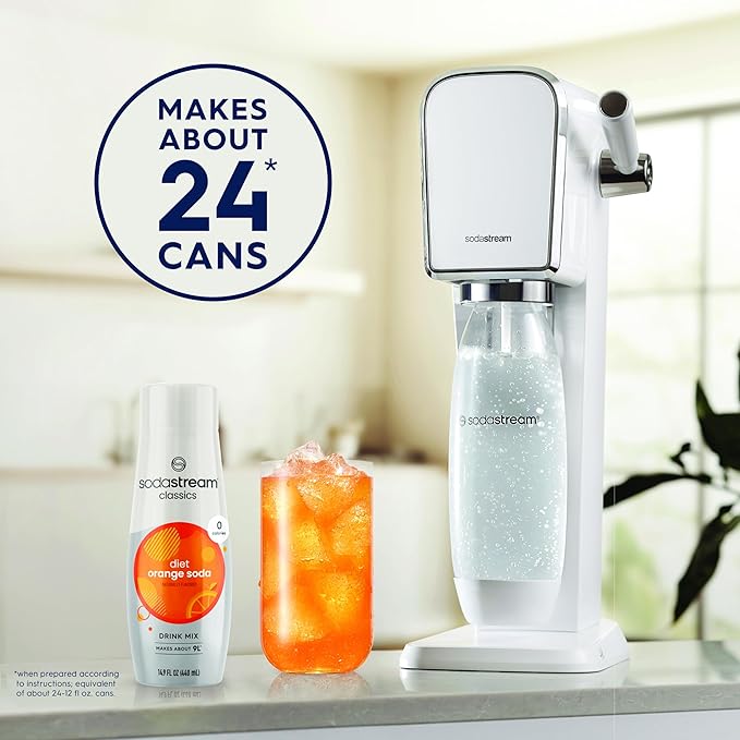SodaStream Sparkling Drink, Diet Orange, 14.8 Fl Oz (Pack of 4)