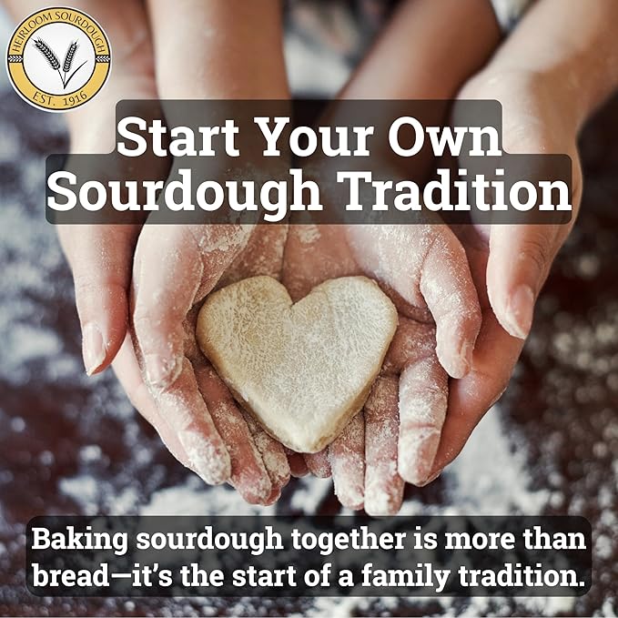 375 Year Old French Sourdough Starter | Heirloom Sourdough's Private Collection | Easy to follow instructions | Includes detailed instructions and recipe |