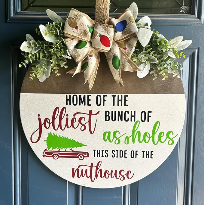 Large Christmas Stencils 12” Christmas Stencil for Painting on Wood Holiday Stencils for Crafts Reusable Merry Christmas Drawing Templates for Door Hanger Porch Wreath Doormat Decor