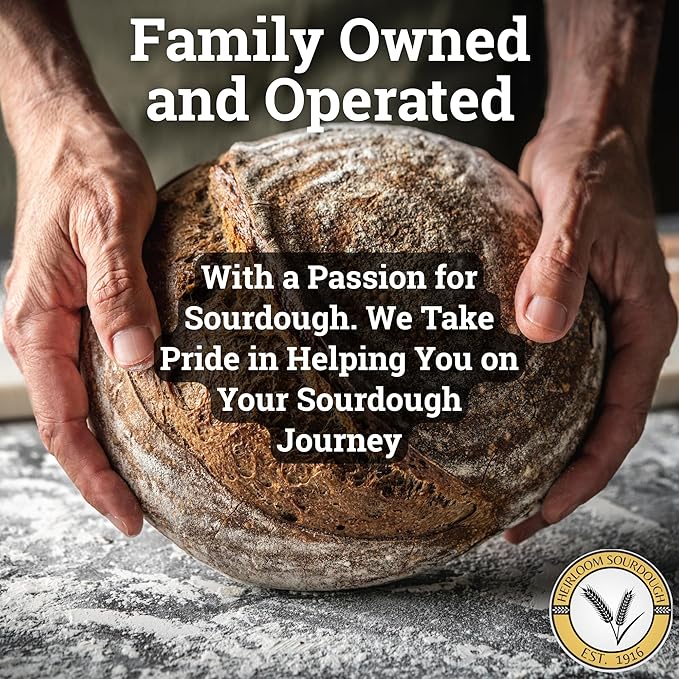 375 Year Old French Sourdough Starter | Heirloom Sourdough's Private Collection | Easy to follow instructions | Includes detailed instructions and recipe |