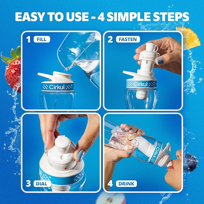 Cirkul Stage Electrolytes and Stevia Flavor Water Variety Pack, Makes 36 Drinks, No Sugar, Zero Calorie Drink Mix, (2 Strawberry Watermelon, 2 Tropical Punch, 2 Blackberry Twist)