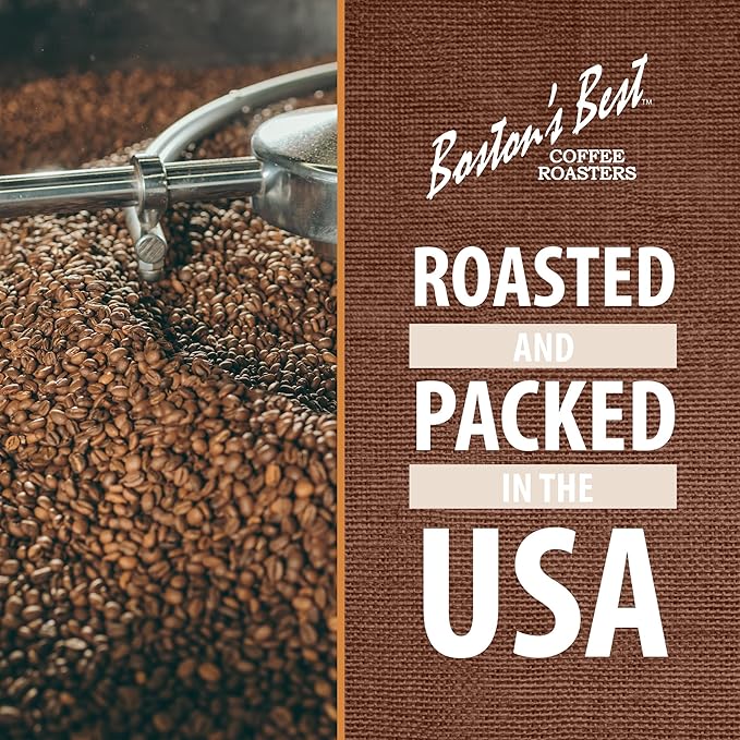 Boston’s Best - Toasted Almond Flavored Delicious Gourmet Coffee Compatible with Keurig Coffee Maker, 1 Count (42 Single Serve Medium Roast Cups)